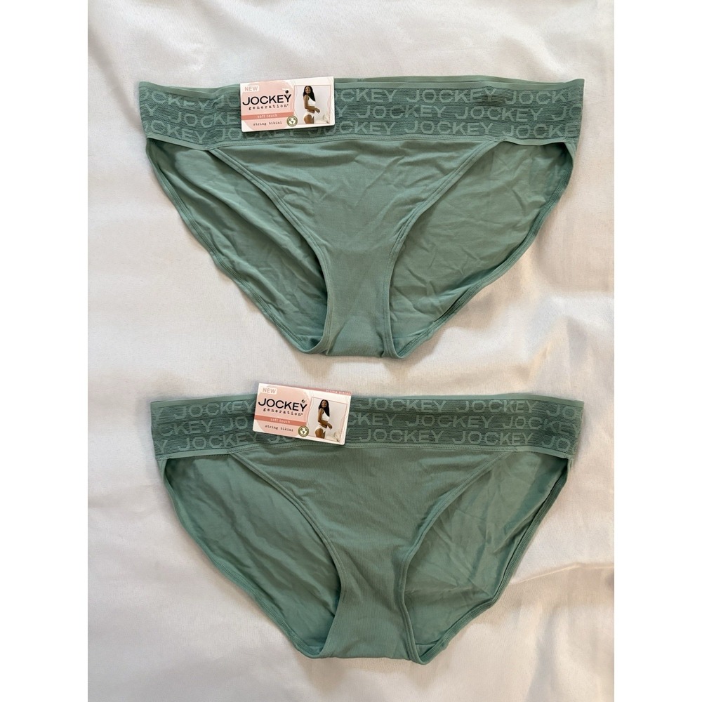 NEW Jockey Generation Underwear Bikini Soft Touch Jockey Bikini 2 Pair XLarge
